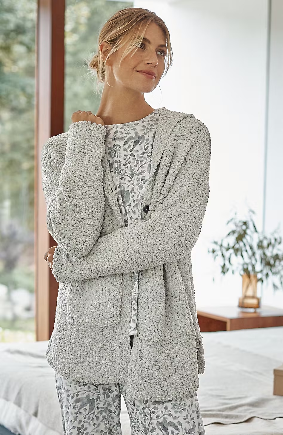 Sleep Cozy Hooded Cardi