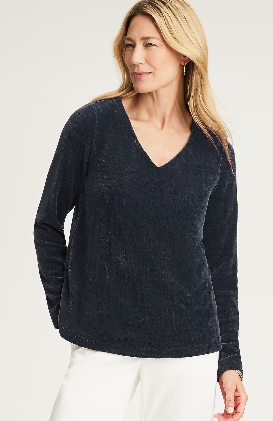 5329-Wearever-Chenille-V-Neck-Top-11.jpg Wearever Chenille V-Neck Top