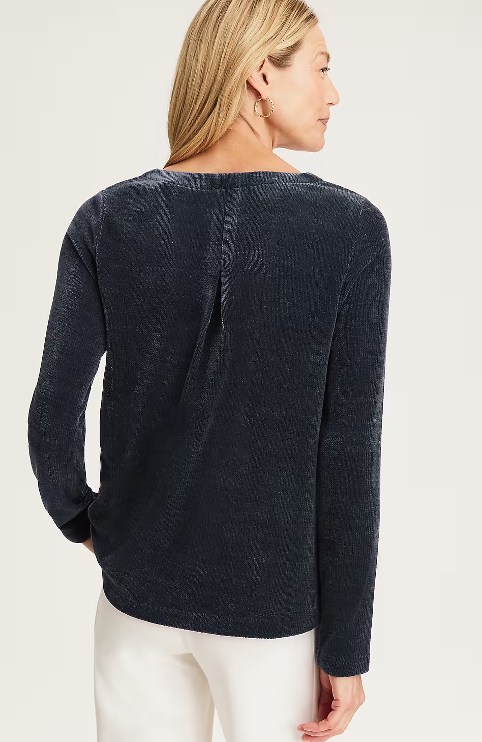 5329-Wearever-Chenille-V-Neck-Top-12.jpg Wearever Chenille V-Neck Top