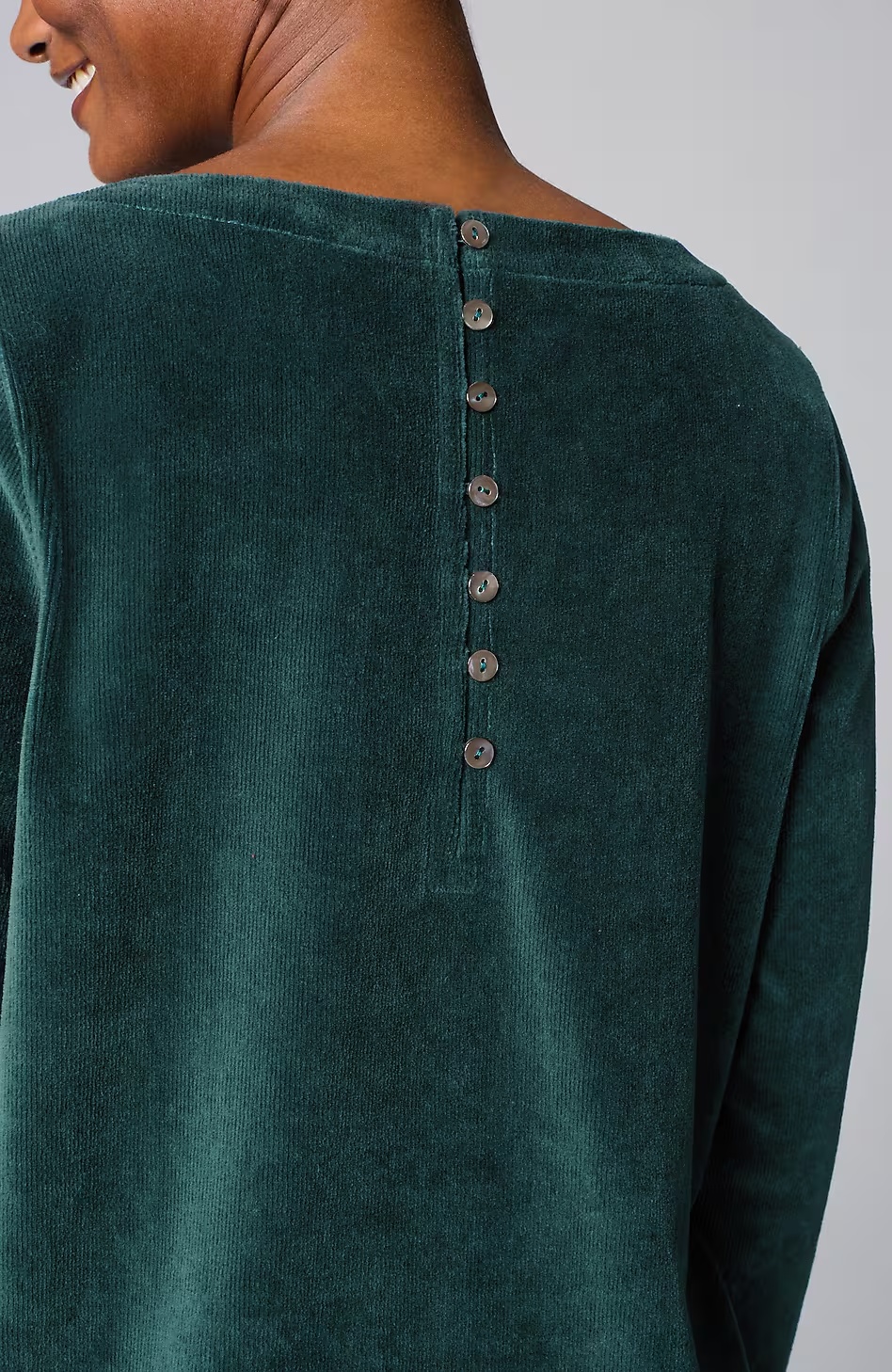 53884-Pure-Jill-Corded-Velour-Buttoned-Back-Top-4.jpg Pure Jill Corded-Velour Buttoned-Back Top