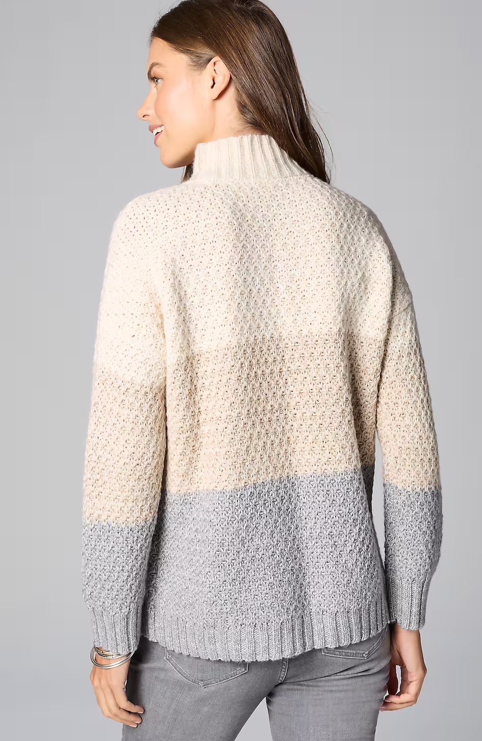 53964-Textured-Color-Block-Sweater-2.jpg Textured Color-Block Sweater