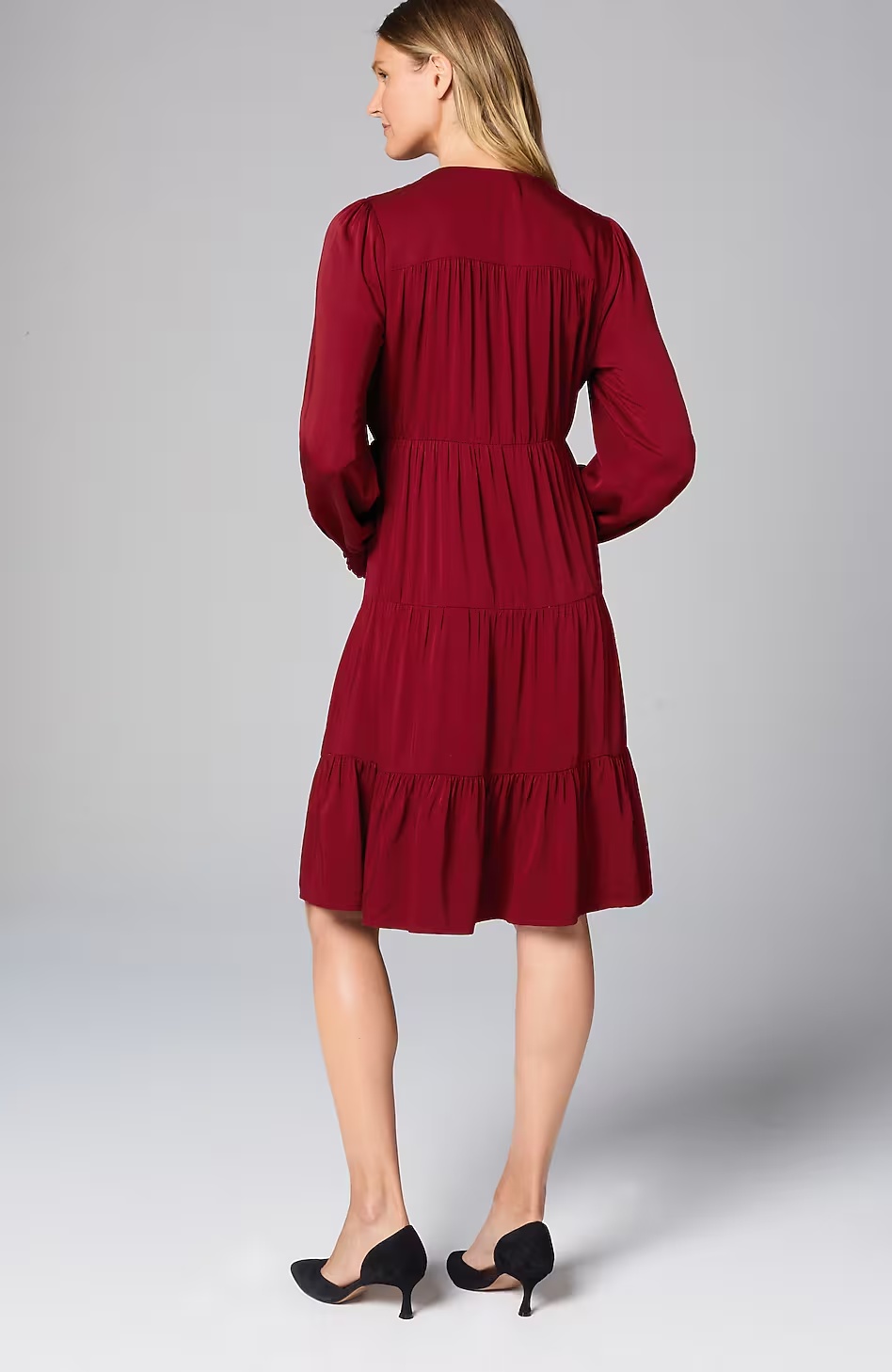 54004-Tiered-Smocked-Sleeve-Dress-2.jpg Tiered Smocked-Sleeve Dress