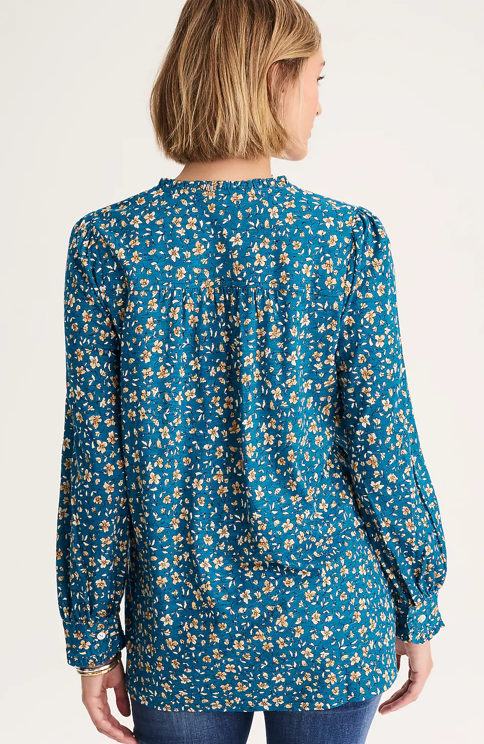 54299-Ruffle-Trim-Pintucked-Tunic-13.webp Ruffle-Trim Pintucked Tunic