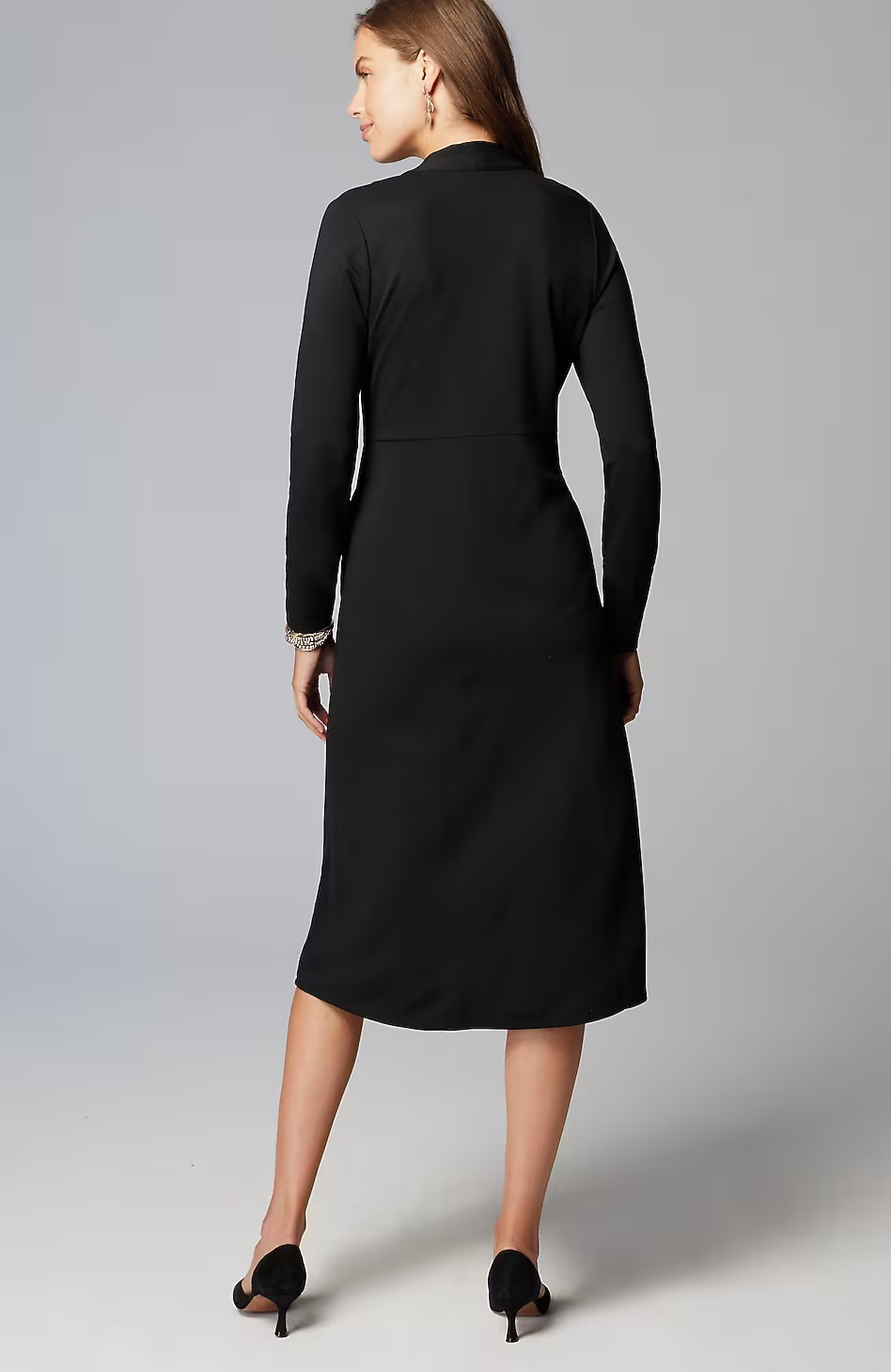 54926-Wearever-Double-Face-Jersey-Fit-And-Flare-Dress-2.jpg Wearever Double-Face Jersey Fit-And-Flare Dress