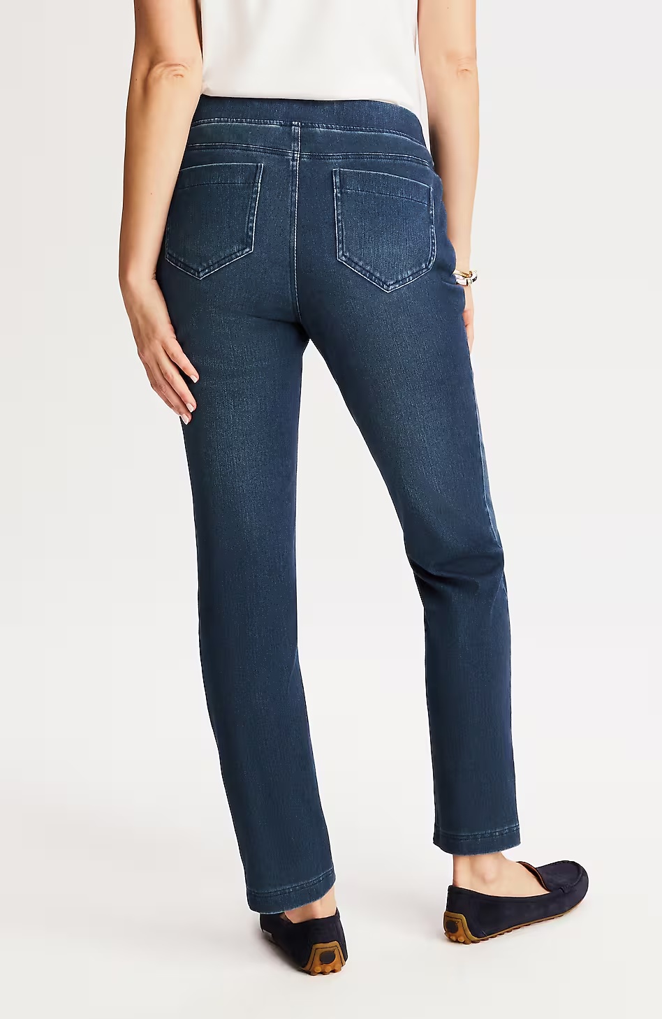 pure jill 5-pocket knit jeans