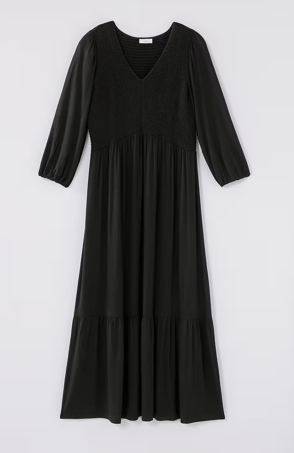 56042-Tiered-Flounced-Hem-Midi-Dress-3.jpg Tiered Flounced-Hem Midi Dress