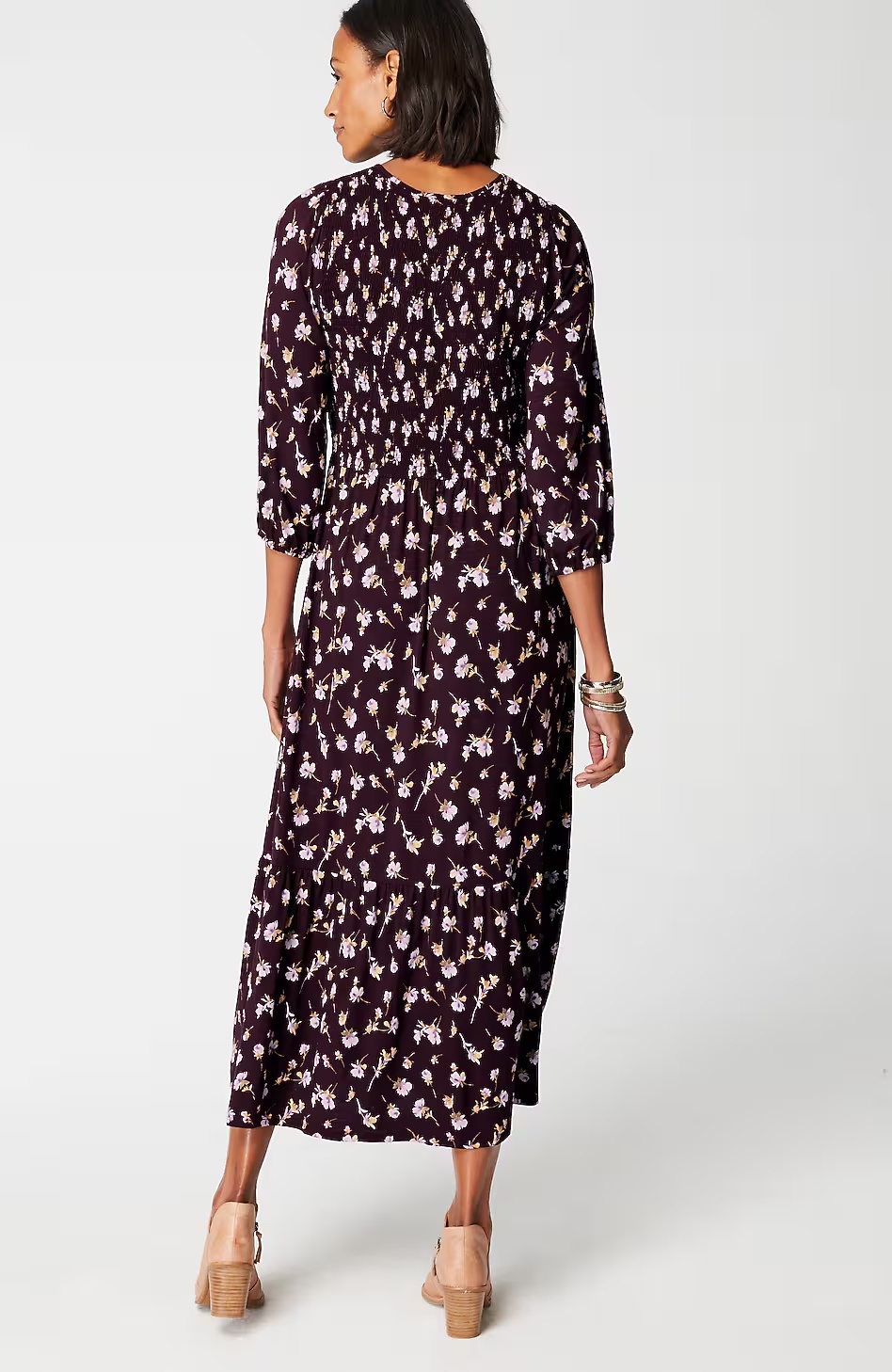 56042-Tiered-Flounced-Hem-Midi-Dress-7.jpg Tiered Flounced-Hem Midi Dress