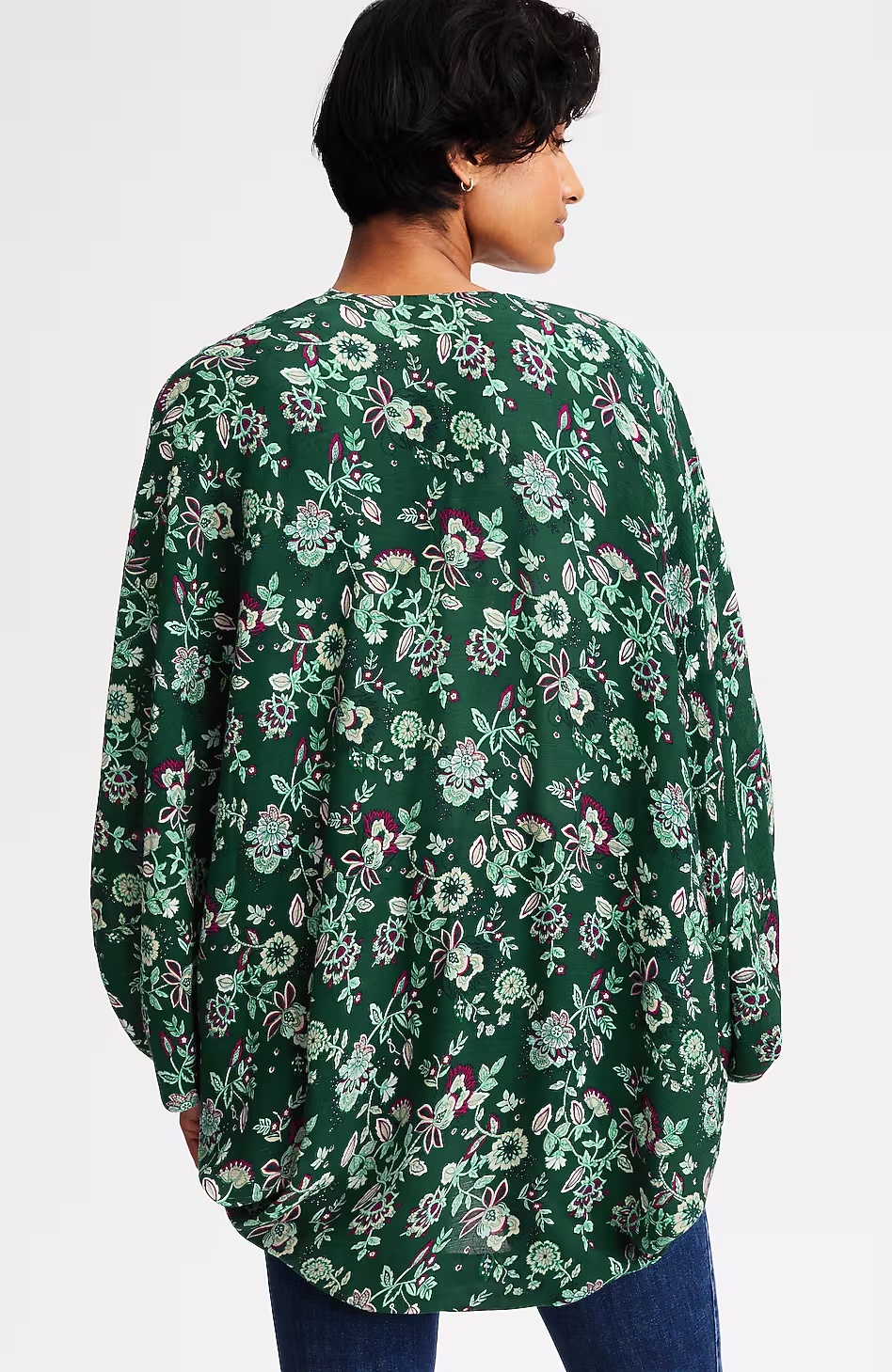 Jacobean Floral Shrug