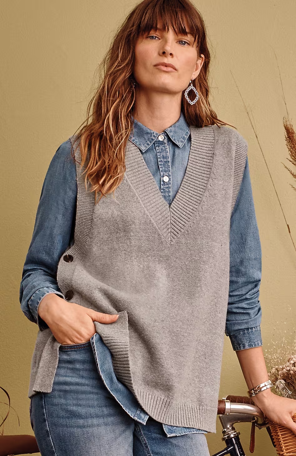 Side-Button Vest
