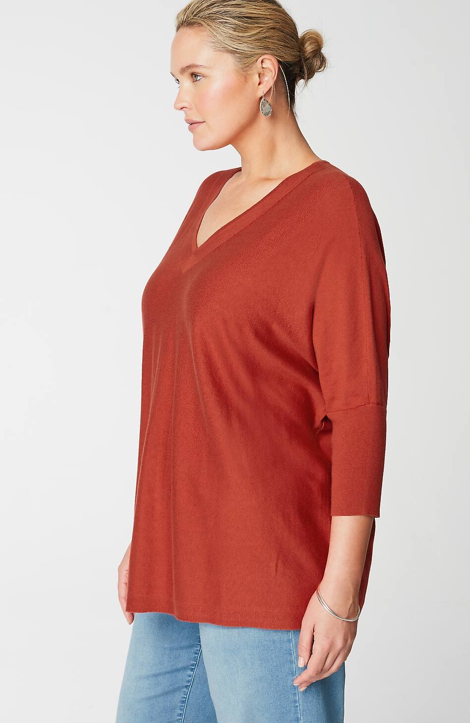 56910-Pure-Jill-Oversized-V-Neck-Sweater-8.jpg Pure Jill Oversized V-Neck Sweater