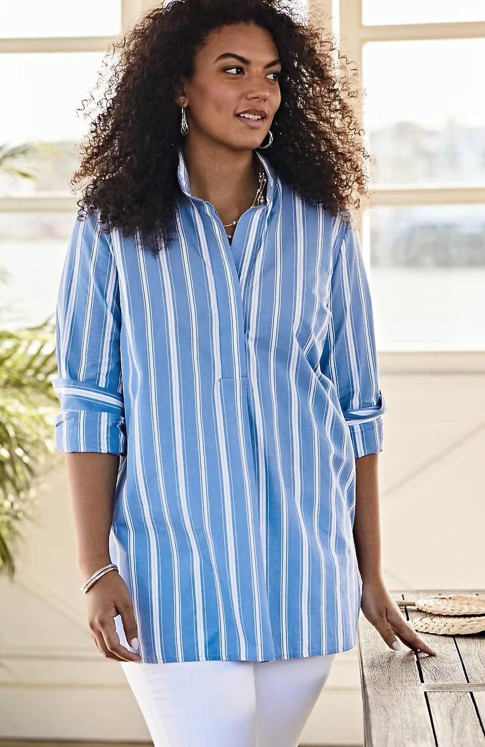 58100-Cotton-Stand-Collar-Tunic-12.jpg Cotton Stand-Collar Tunic