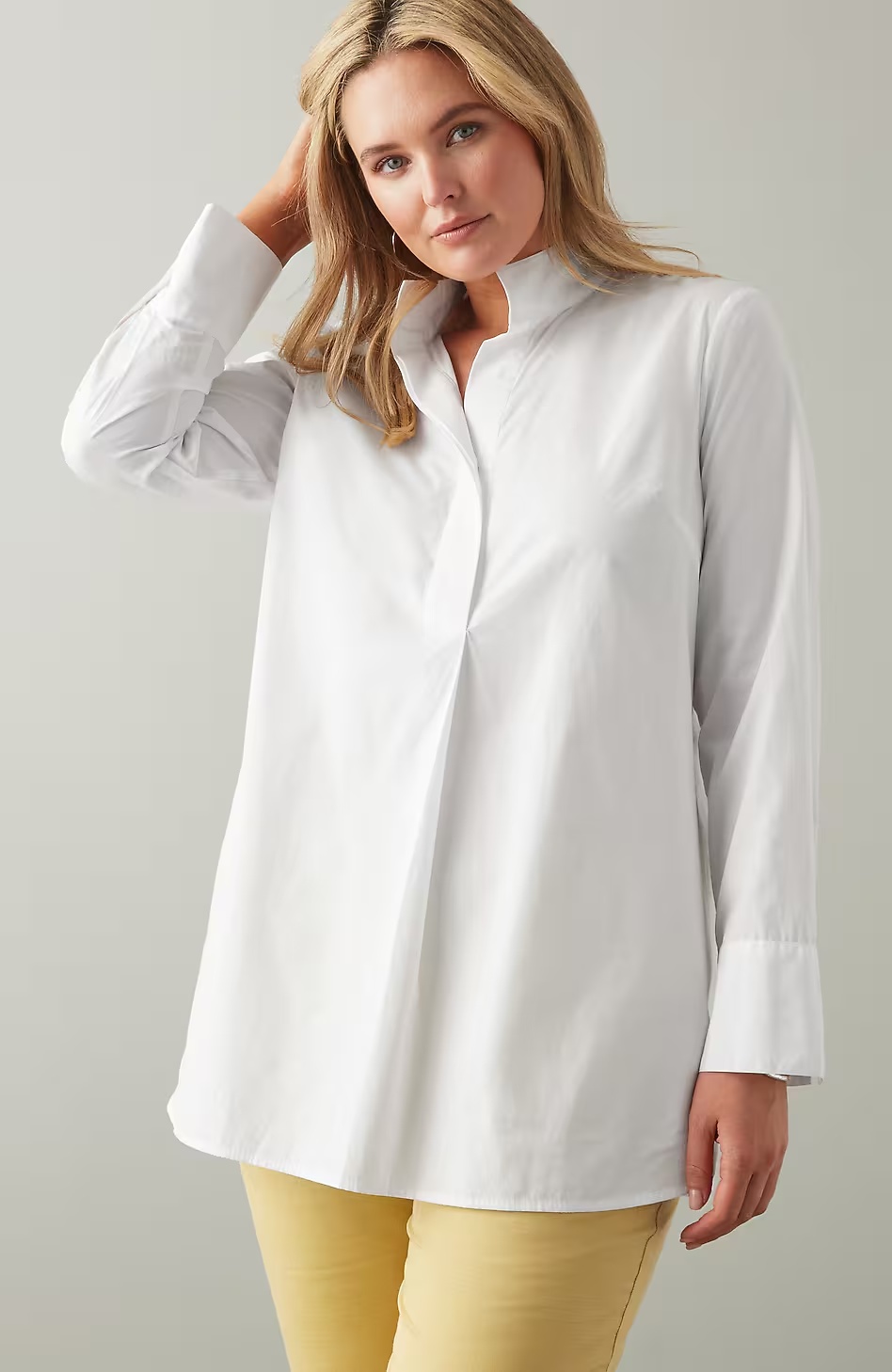 58100-Cotton-Stand-Collar-Tunic-5.jpg Cotton Stand-Collar Tunic