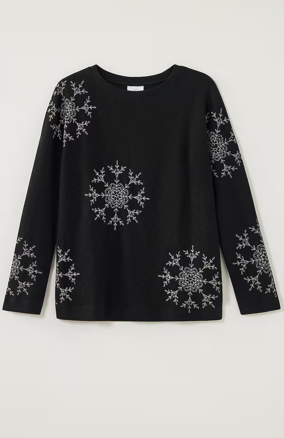 5885-Embroidered-Snowflake-Top-3.jpg Embroidered Snowflake Top