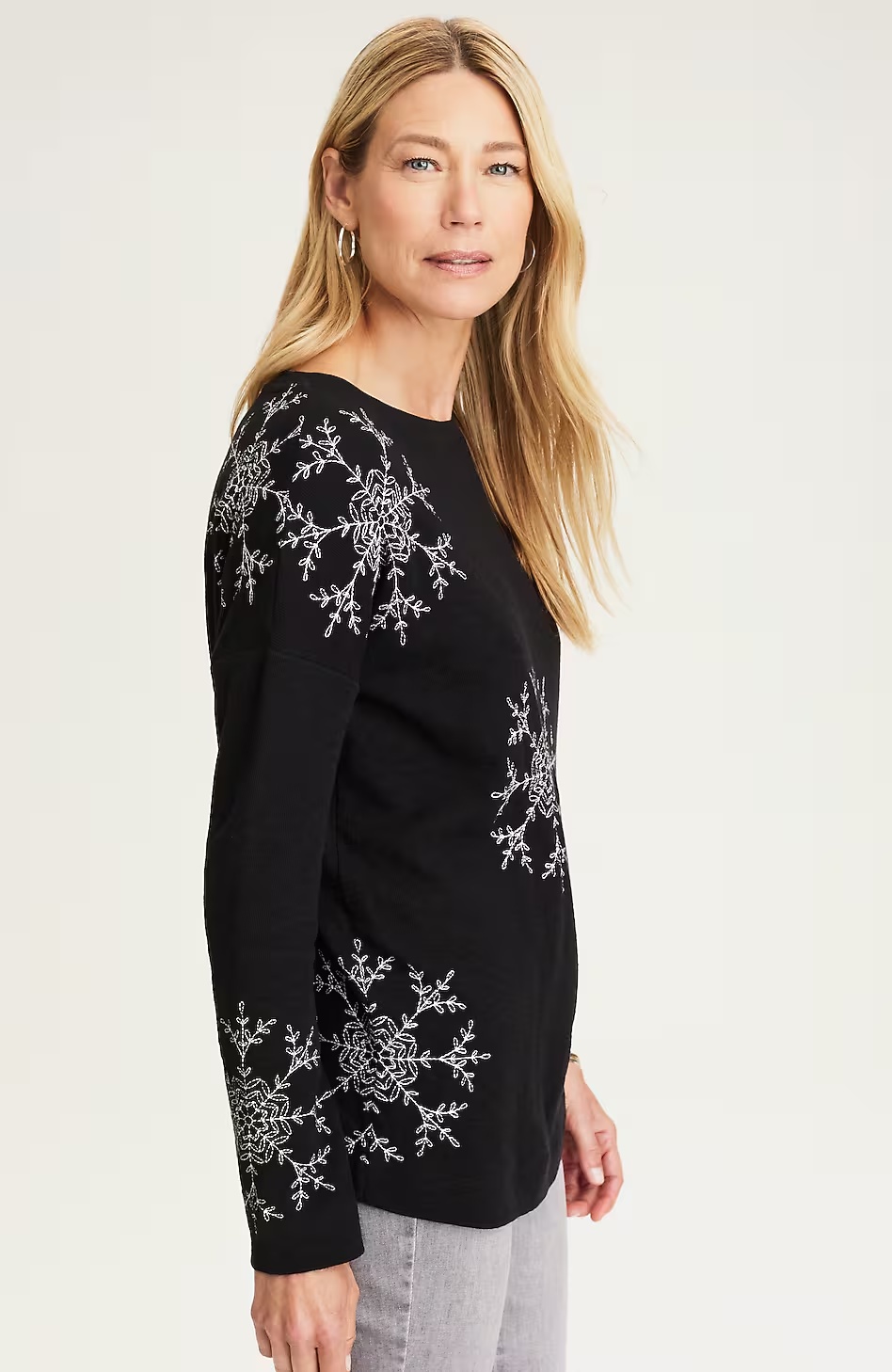 5885-Embroidered-Snowflake-Top-5.jpg Embroidered Snowflake Top