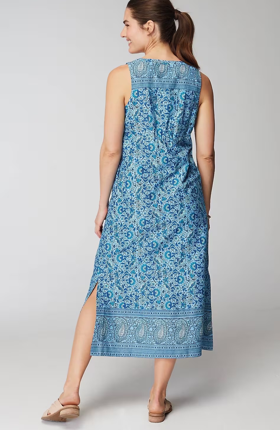 58881-Pure-Jill-Waist-Seamed-Maxi-Dress-2.jpg Pure Jill Waist-Seamed Maxi Dress