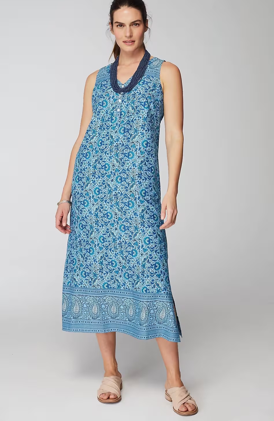 58881-Pure-Jill-Waist-Seamed-Maxi-Dress-5.jpg Pure Jill Waist-Seamed Maxi Dress