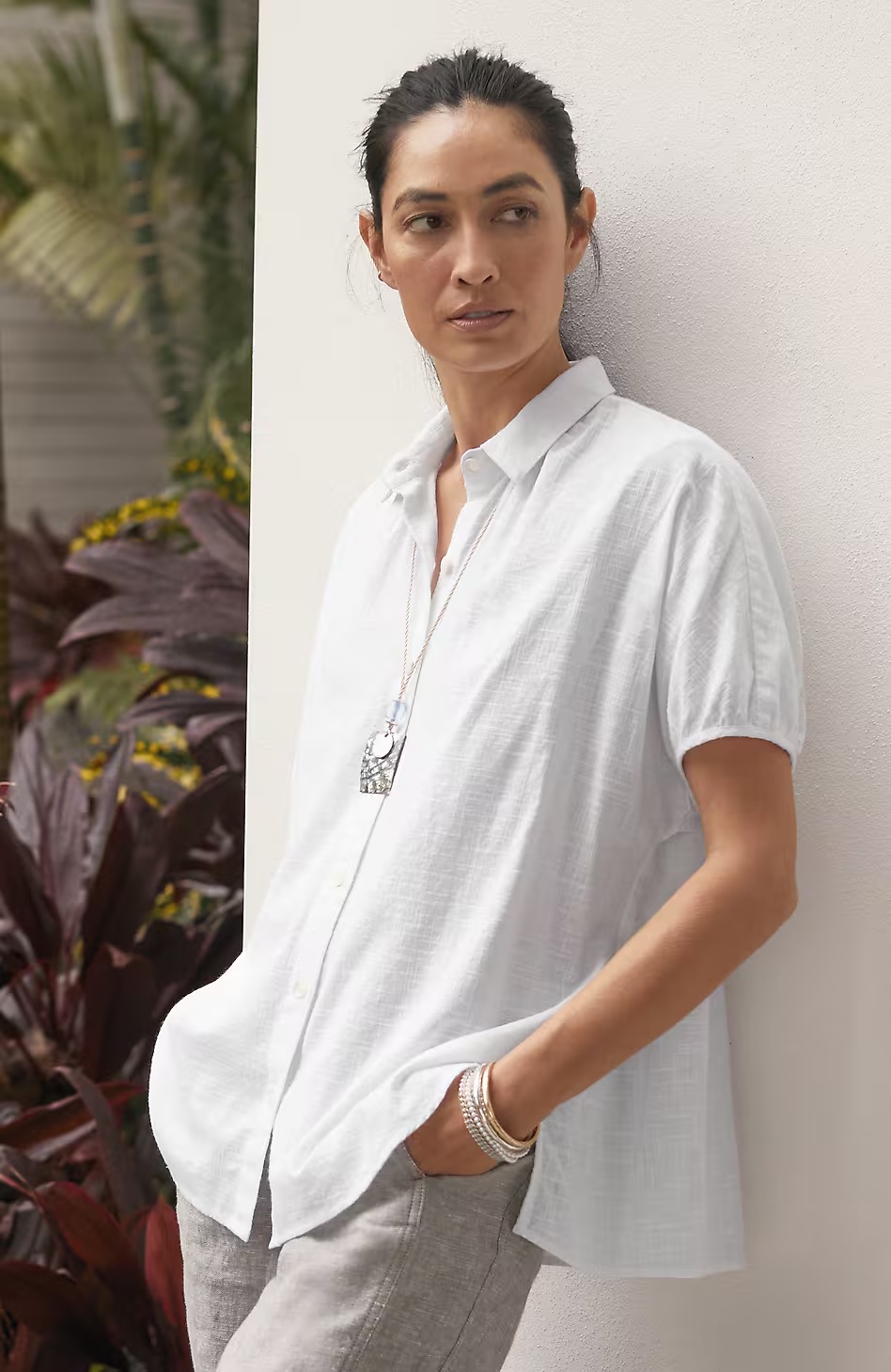 59669-Pure-Jill-Relaxed-Button-Front-Top-1.jpg Pure Jill Relaxed Button-Front Top