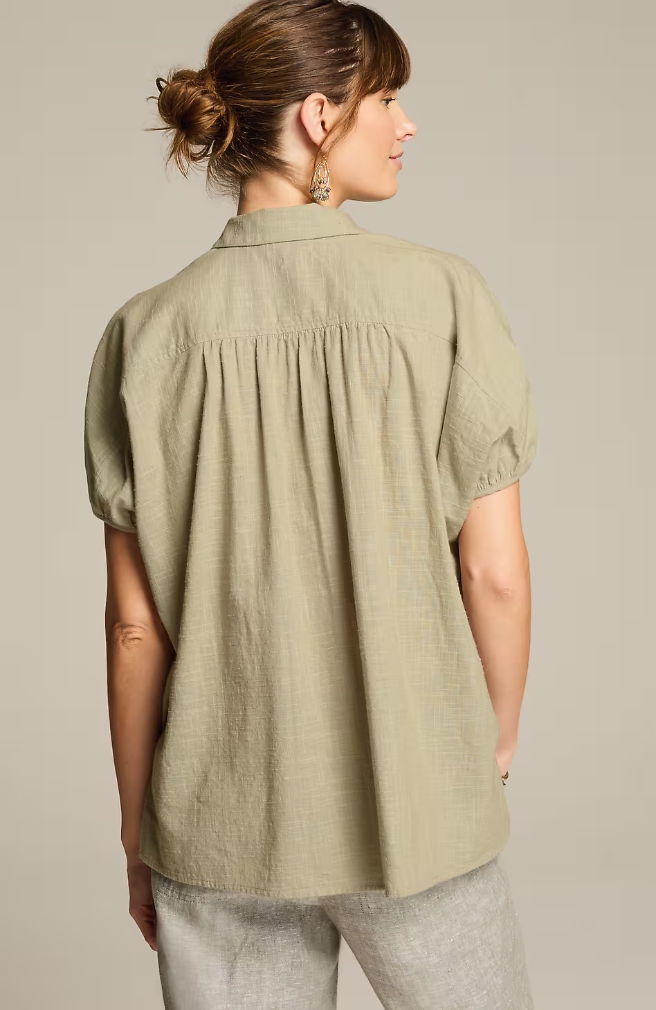 59669-Pure-Jill-Relaxed-Button-Front-Top-7.jpg Pure Jill Relaxed Button-Front Top