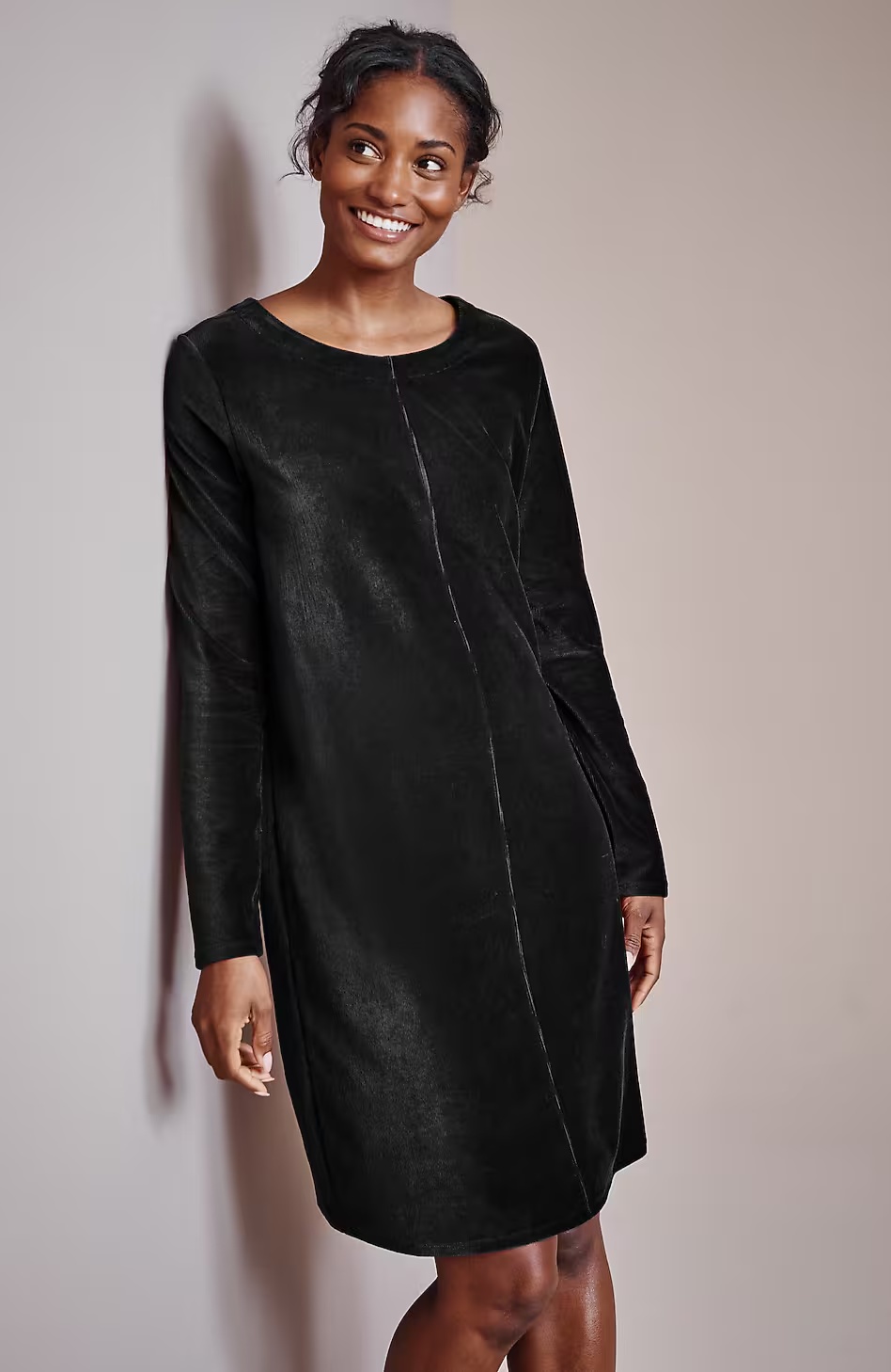 Pure Jill Corded Velour Dress