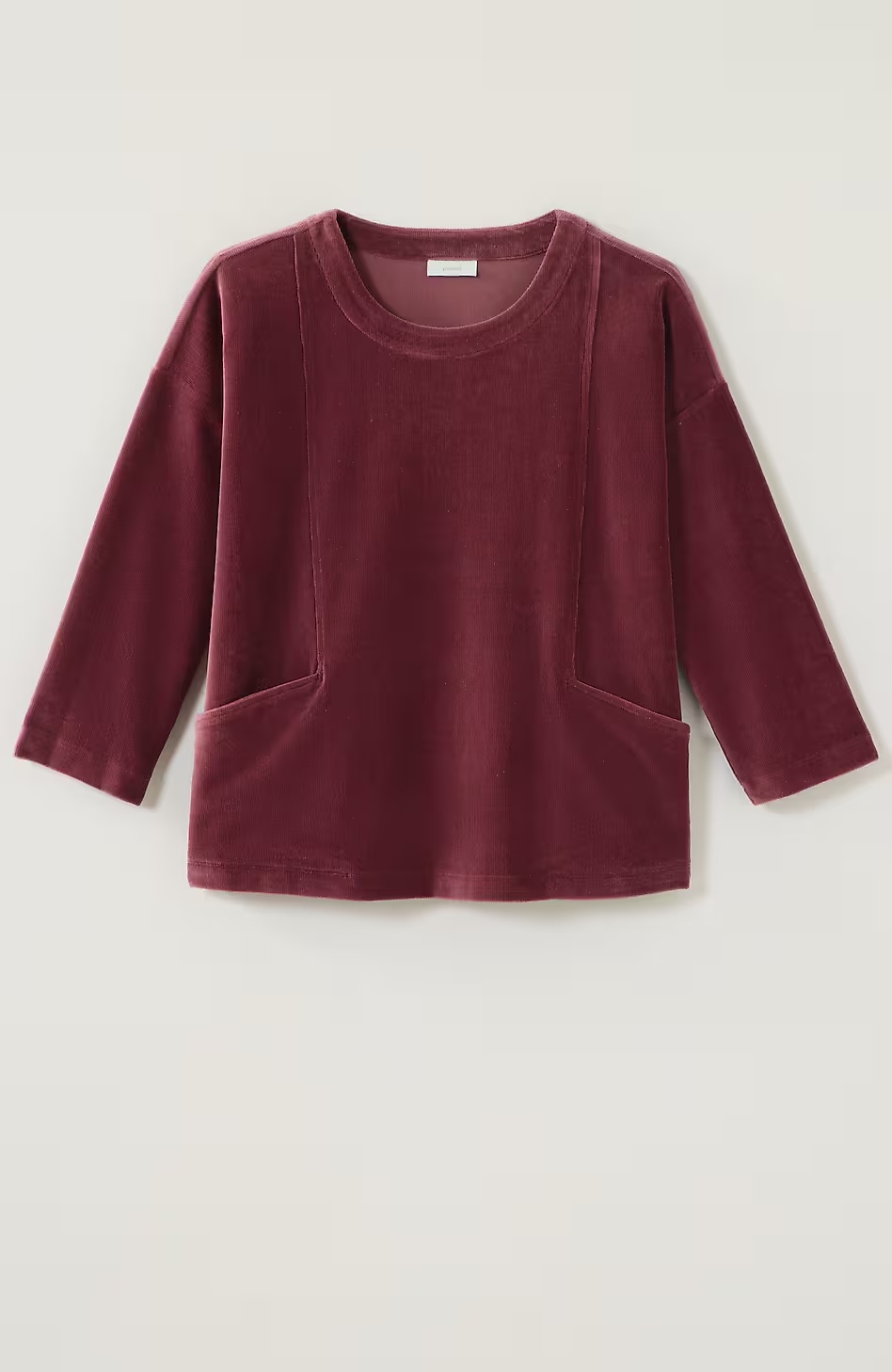 6438-Pure-Jill-Corded-Velour-Pocket-Top-5.jpg Pure Jill Corded Velour Pocket Top