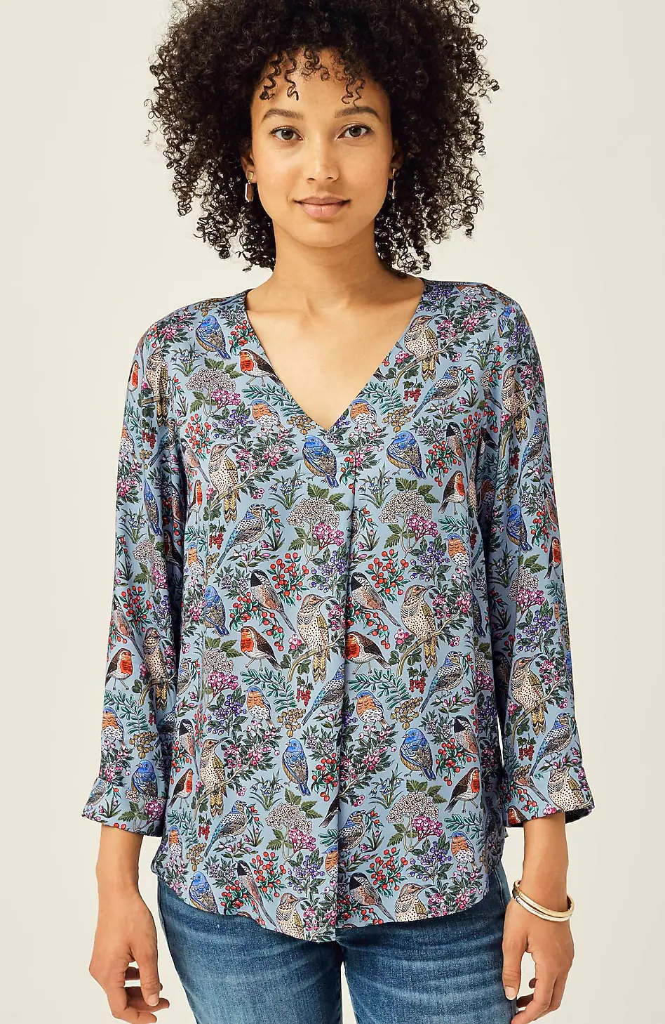65012-Printed-Satin-V-Neck-Popover-3.webp Printed Satin V-Neck Popover