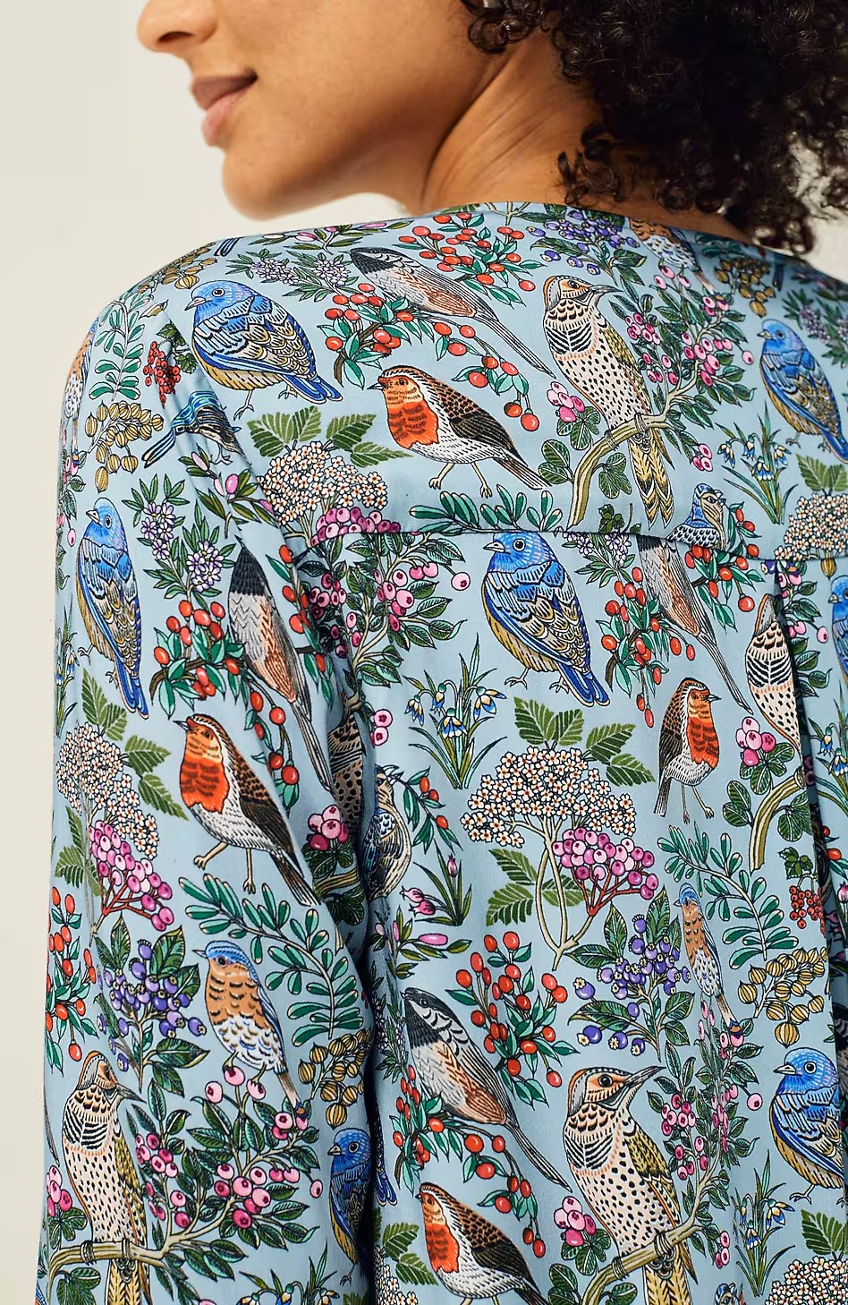 65012-Printed-Satin-V-Neck-Popover-4.jpg Printed Satin V-Neck Popover