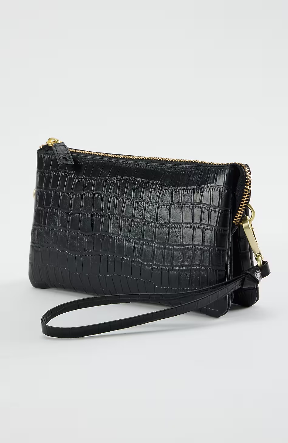 Embossed Leather 3-In-1 Crossbody