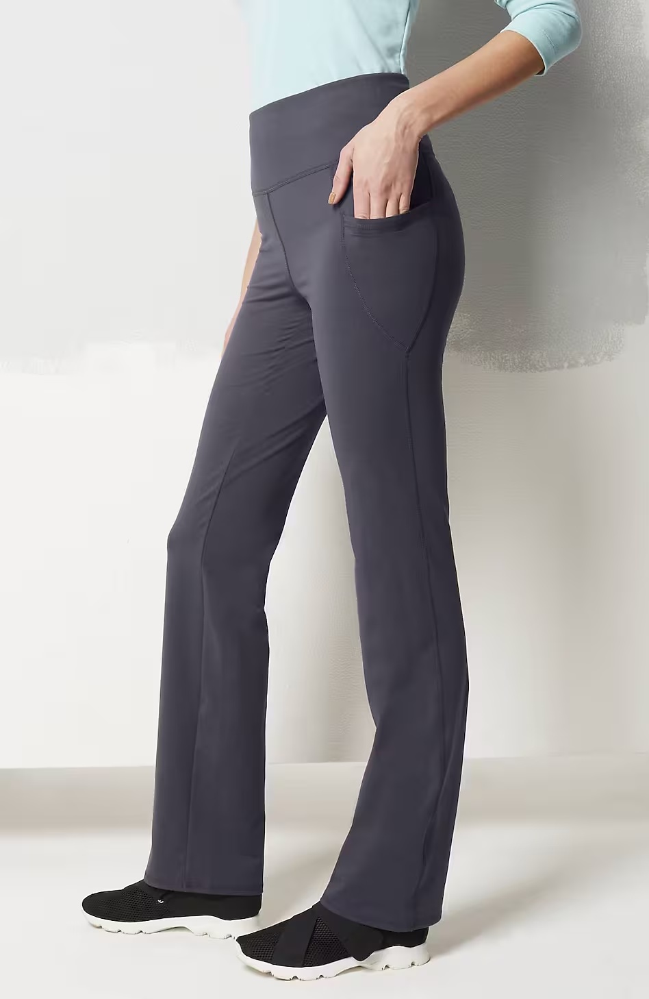 Fit Performance High-Rise Boot-Cut Pants