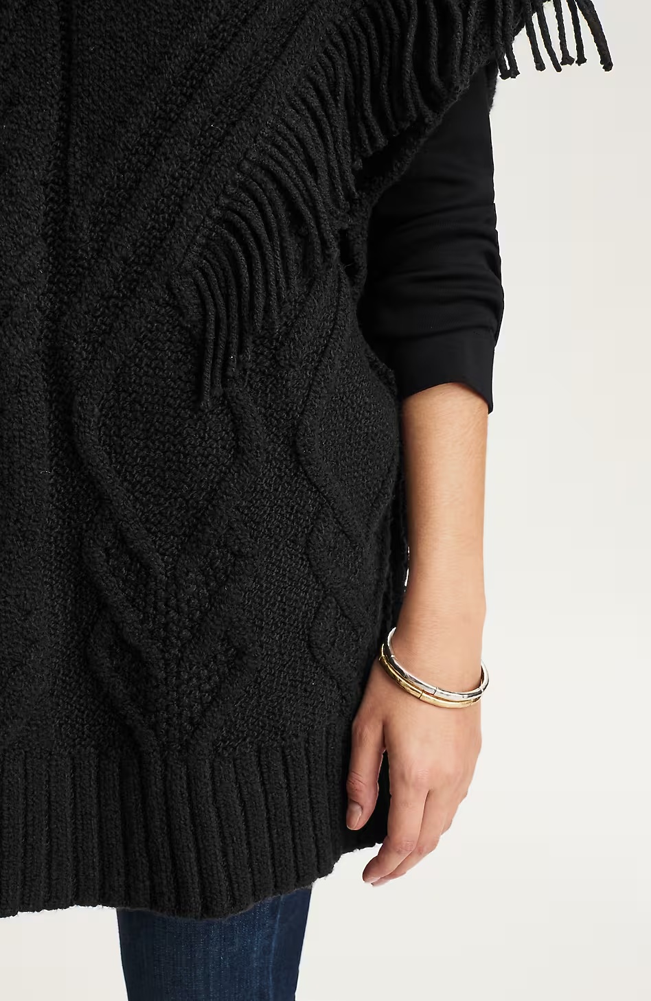 71-Fringed-Cable-Poncho-3.jpg Fringed Cable Poncho
