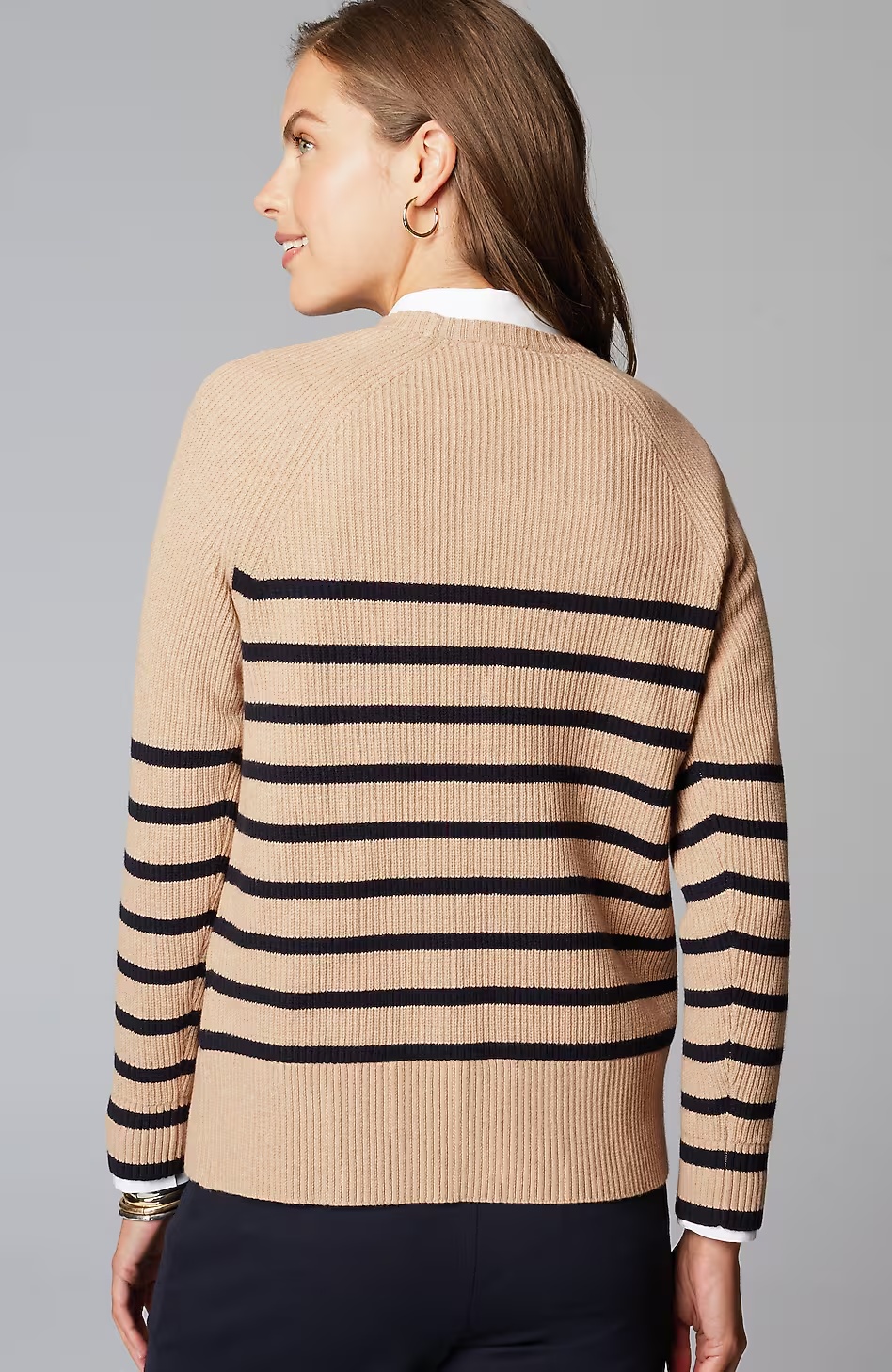 Ribbed Stripe Sweater