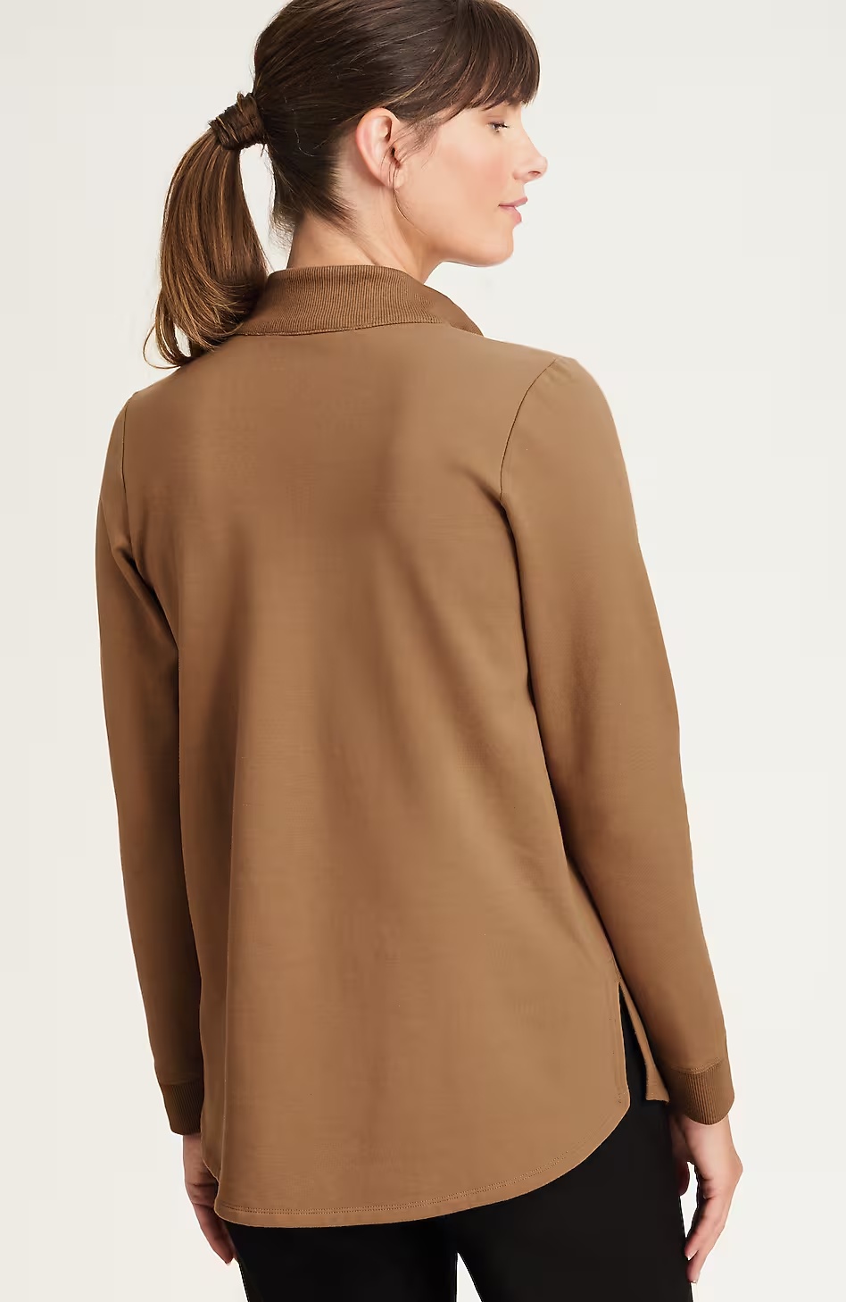 7978-Fit-Fleece-Snap-Front-Tunic-2.jpg Fit Fleece Snap-Front Tunic