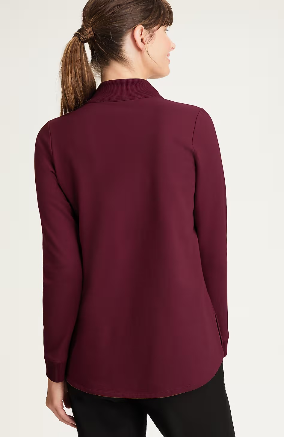 7978-Fit-Fleece-Snap-Front-Tunic-7.jpg Fit Fleece Snap-Front Tunic