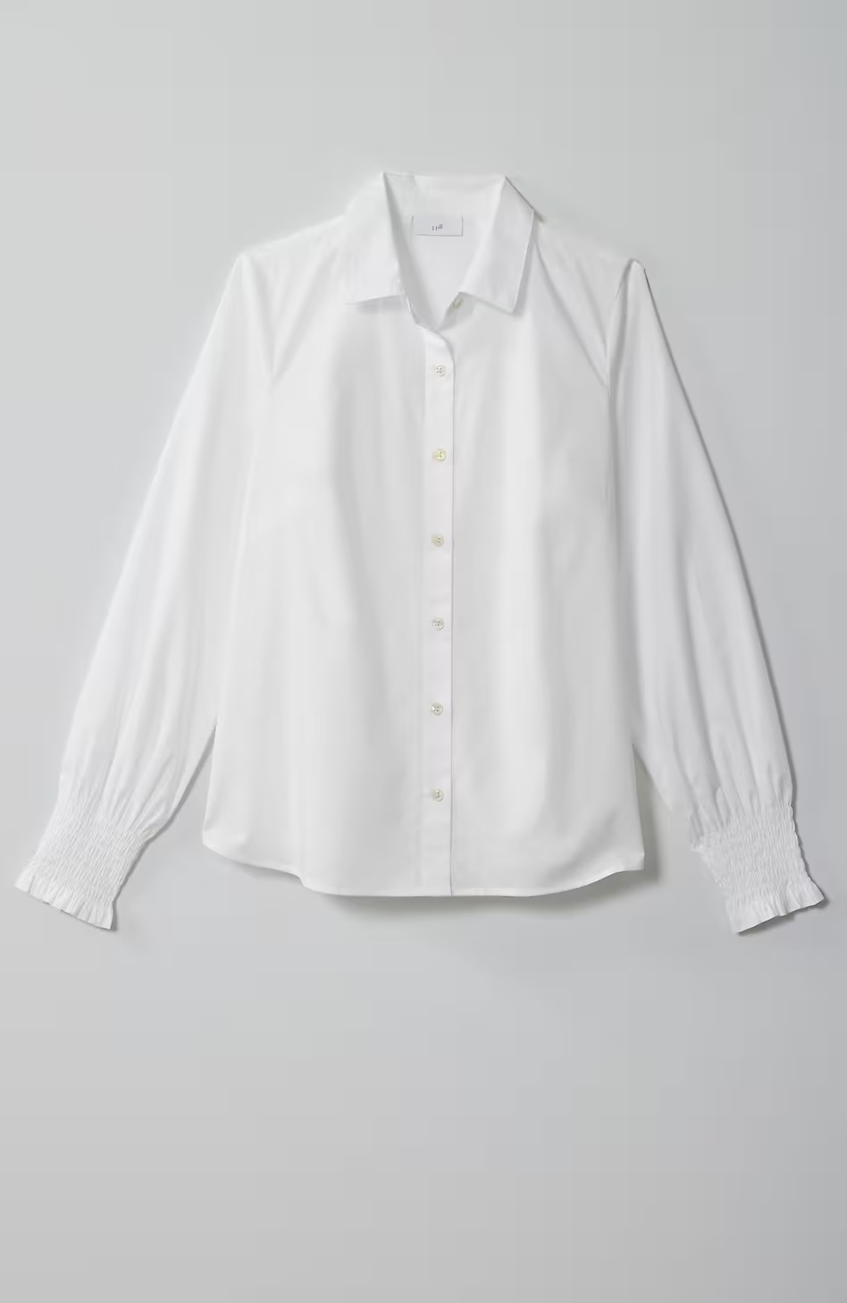 8096-Smocked-Sleeve-Poplin-Shirt-4.jpg Smocked-Sleeve Poplin Shirt