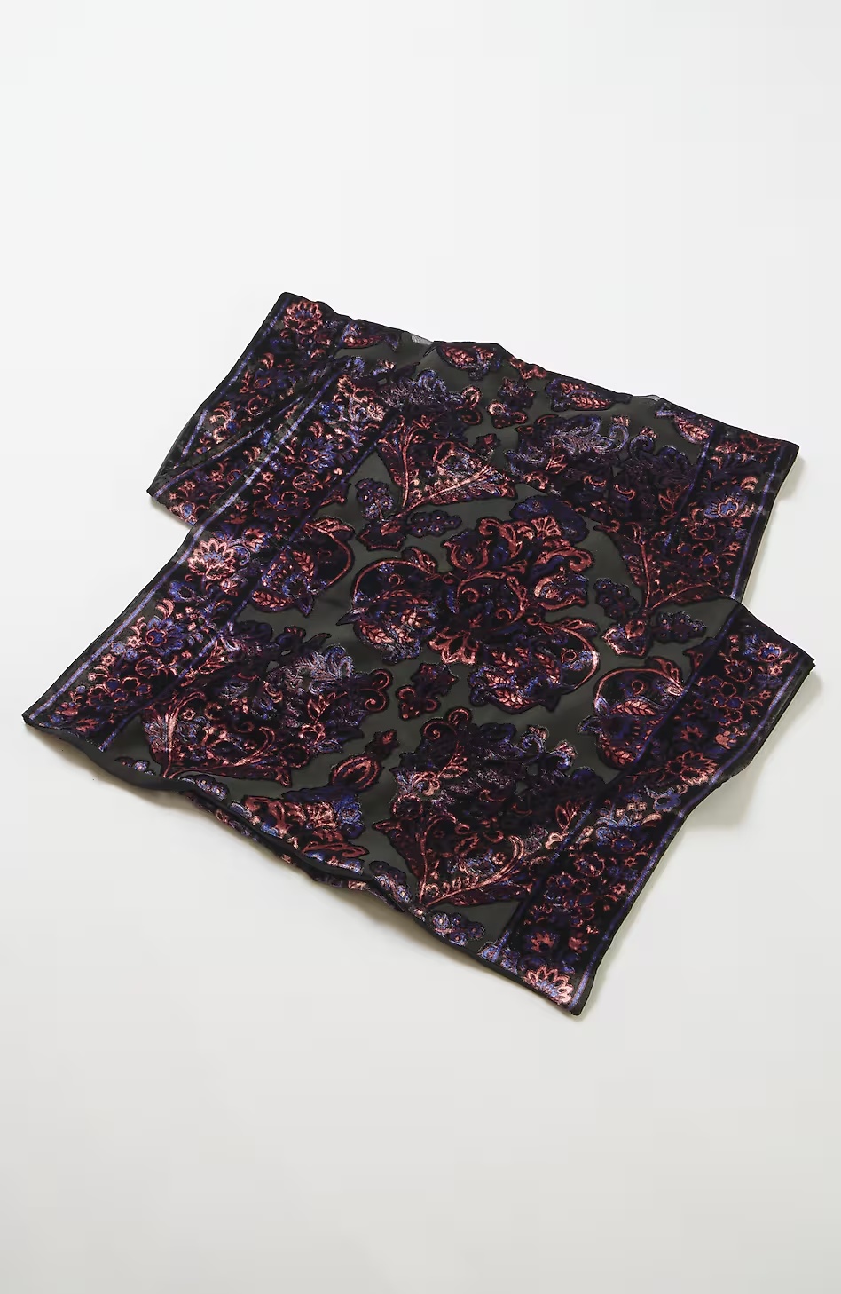 Velvet Burnout Scarf