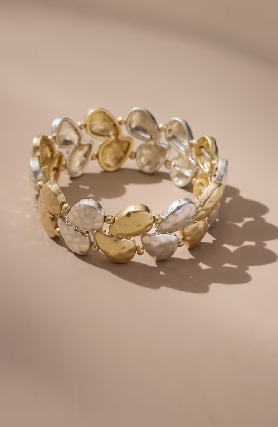 Multi-Metal Stretch Bracelet