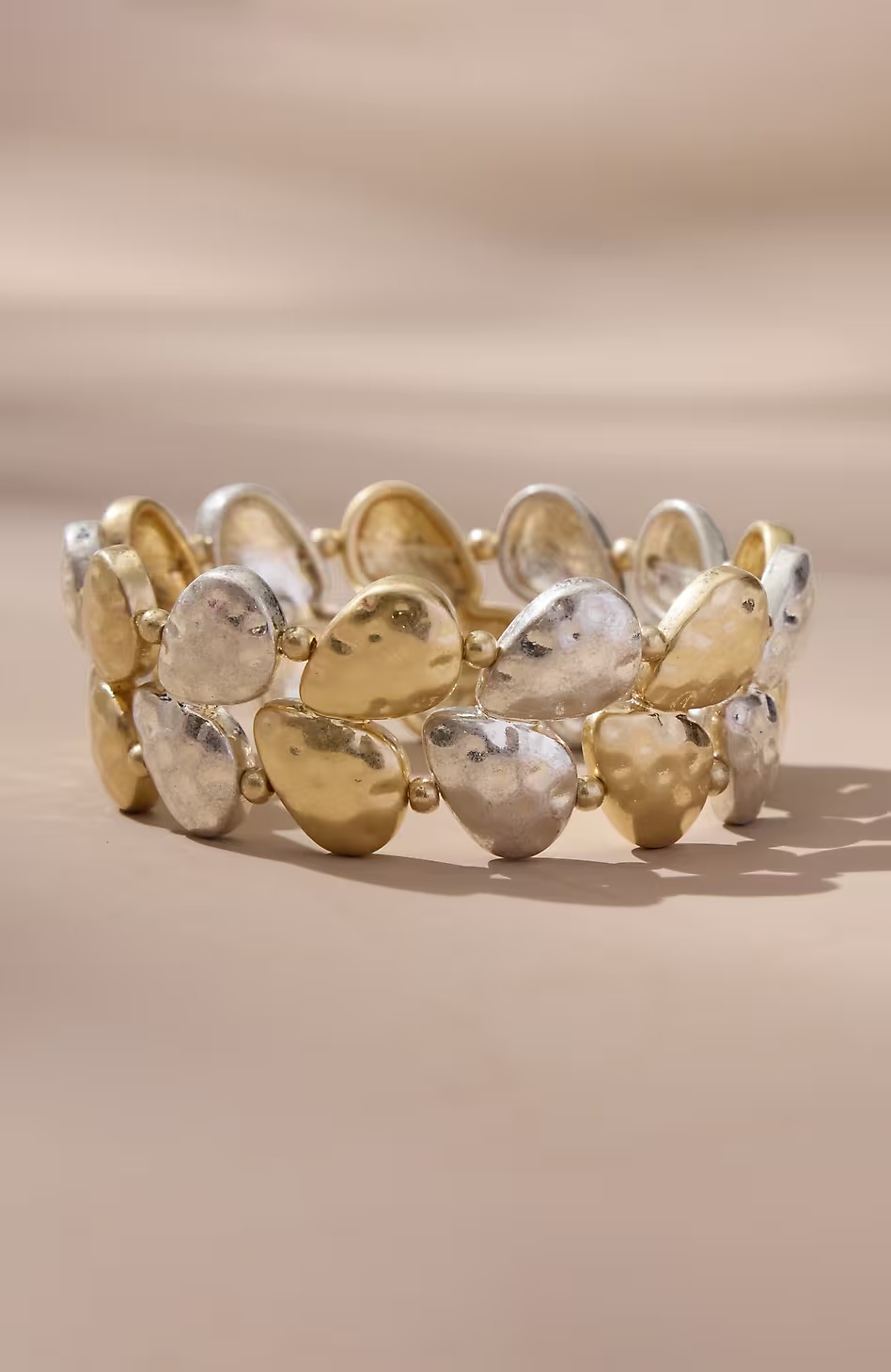 Multi-Metal Stretch Bracelet