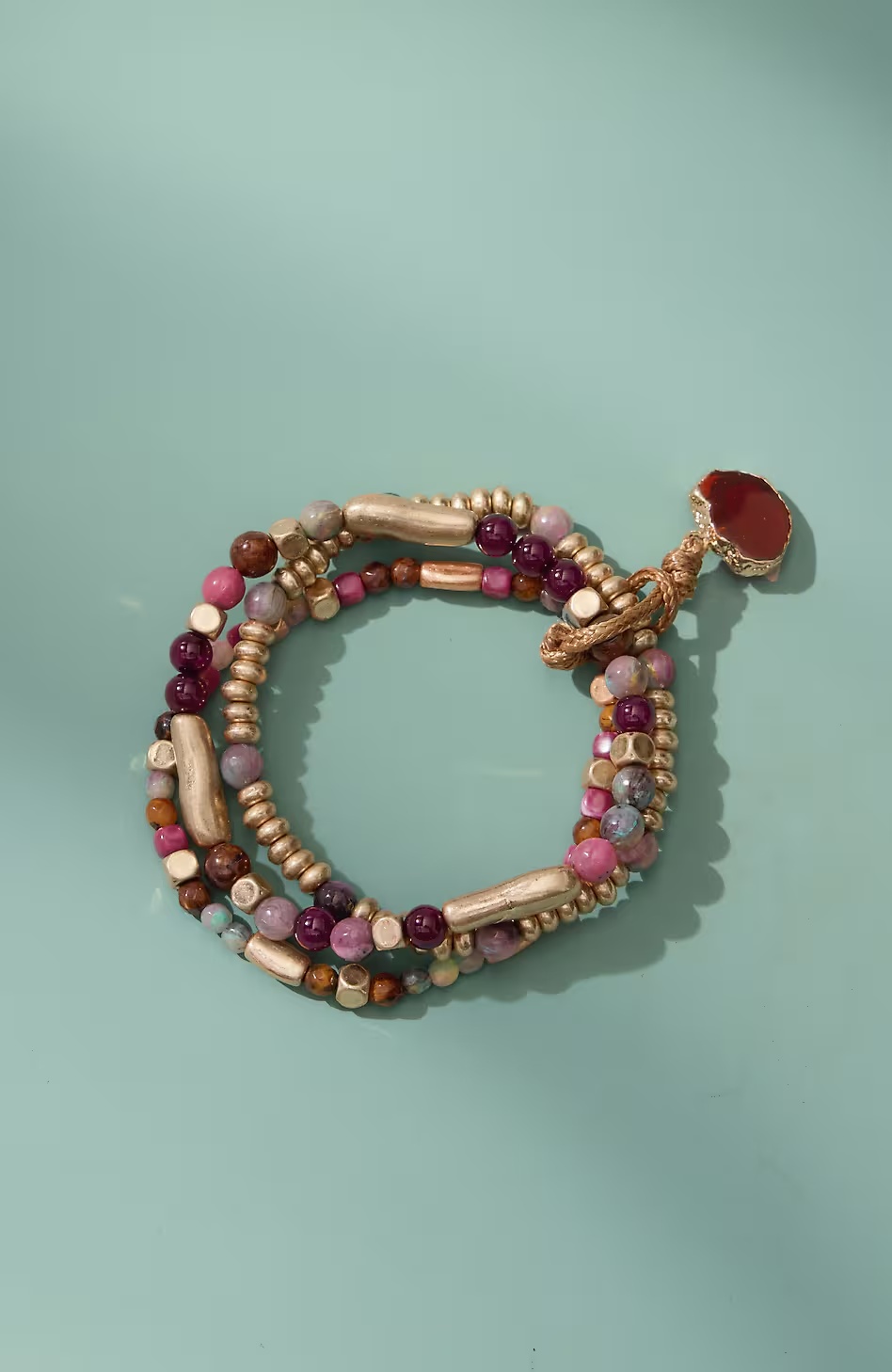 Mixed-Beads Stretch Bracelet